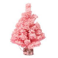 Simulation Pink Encryption Flocking Mini Christmas Tree Exquisite Desktop Decoration Christmas Decorations Gift