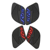 2 Pair Fuel Tank Pad Protector Stickers Knee Grip Side Decals for Yamaha R15 17-18 Yzf R15,Black + Blue &amp; Black + Red