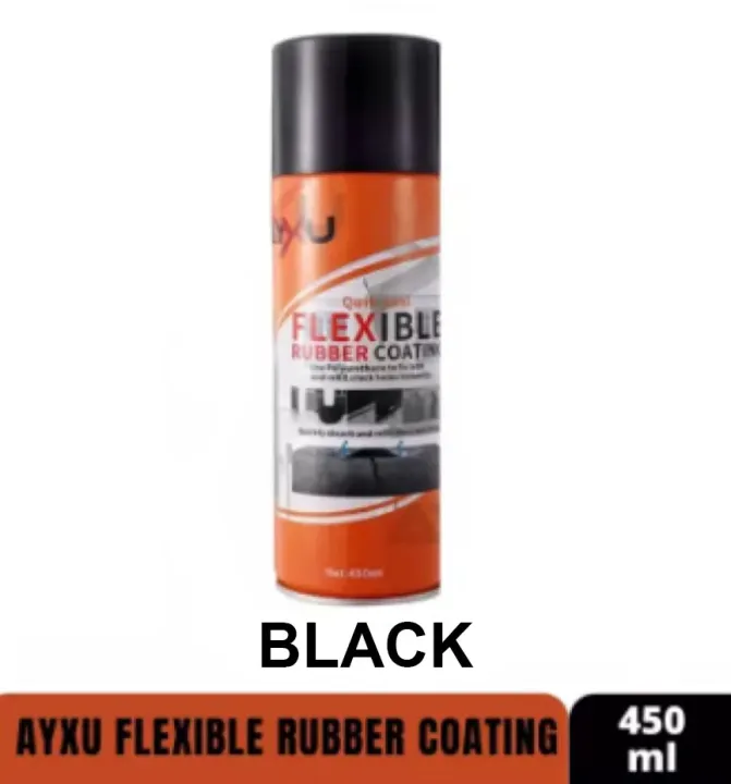 AYXU Quick Seal Flexible Rubber coating waterproof black rubber coating