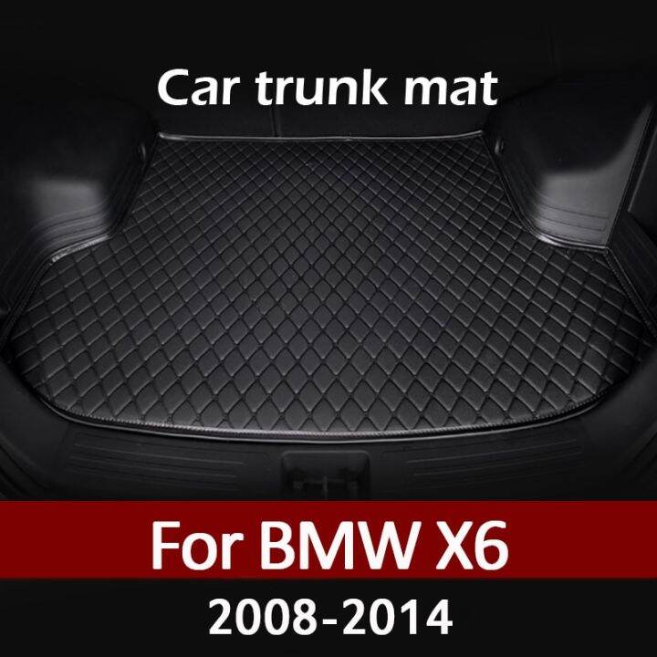 alas-bagasi-mobil-สำหรับ-bmw-x6-e71-2008-2009-2010-2011-2012-2013-2014พรมไลเนอร์กระบะผ้าคลุมภายใน