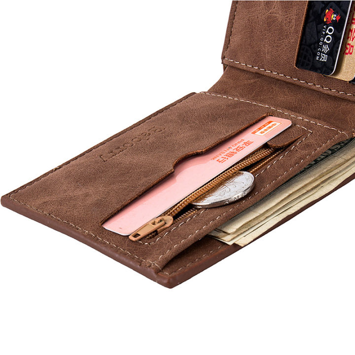 mens-leather-wallet-purse-for-men-card-holder-with-zipper-coin-pocket-male-money-bag-classic-porte-feuille-hommes