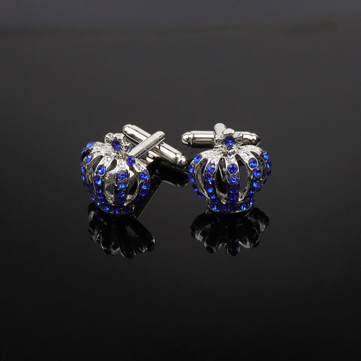 ทองเหลืองหรูหรา-crown-maple-leaf-anchor-cufflinks-คุณภาพสูง-rhinestones-เงาเครื่องประดับสแตนเลสบุรุษงานแต่งงานบาร์อุปกรณ์เสริมทุกวัน-yrrey