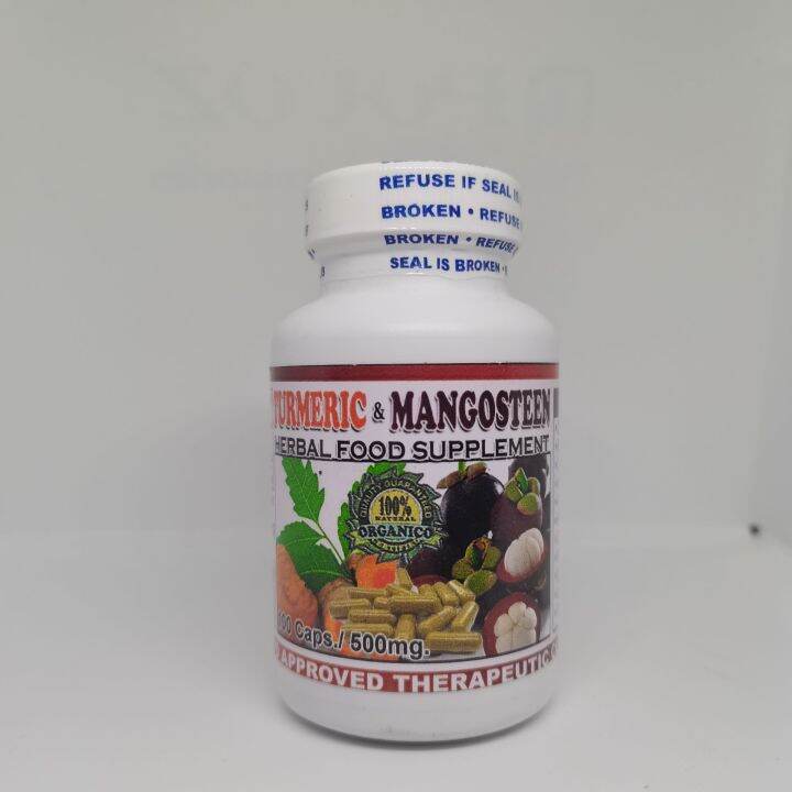 TURMERIC AND MANGOSTEEN HERBAL CAPSULE | Lazada PH