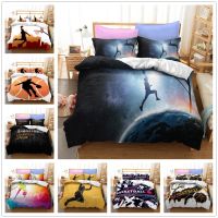 ▩♘ Poster Basketball Athlete Duvet Cover Set King Queen Double Full Twin Single Size Bed Linen Set