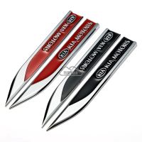 Style 2Pcs Car Side Emblem Decal Sticker Blade Leaf Label Fender 3D Metal Stickers Trim Decoration Car Door Body Accessories Exterior Modified For KIA Sorento Cerato Sportage Optima K5 Carnival K2 K3 Rio hui