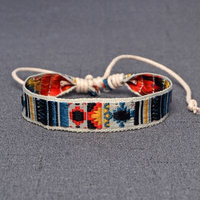 Bohemia Style Weave Rope Friendship Bracelets For Woman Men Cotton Handmade Charm Bracelet &amp; Bangles Ethnic Jewelry Gifts Picture Hangers Hooks