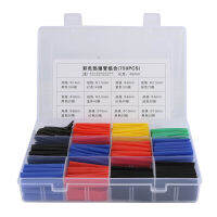 750 Pcs Heat Shrink Tube Set Assortment Electric Insulation Wrapping Sleeving Kit For Cable Wire Repair Accessory