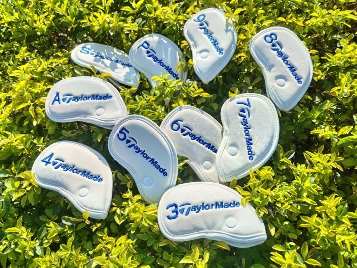 original-taylormade-golf-club-head-cover-high-block-small-lychee-pu-club-cover-unisex-iron-set