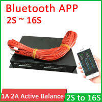 1A 2A Balance 2 ~ 16S แบตเตอรี่ลิเธียม Active Equalizer บลูทูธ APP สำหรับ BMS Li-Ion Lipo Lifepo4 4S 7S 13S 14S ป้องกัน