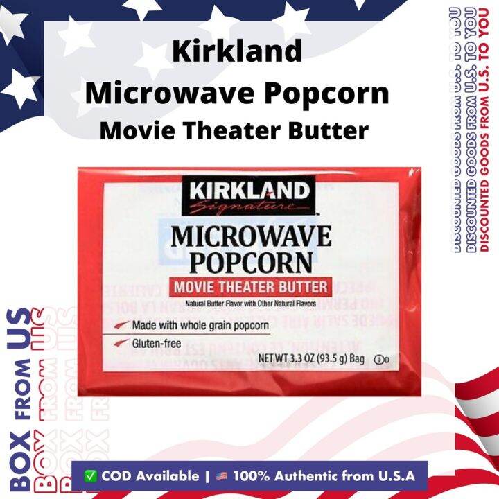 Kirkland Microwave Popcorn Movie Theater Butter 3.3oz Lazada PH