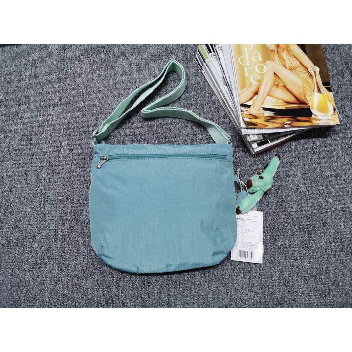 original-single-kipling-new-simple-fashion-carrying-bag-arto-leisure-womens-bag-lightweight-shoulder-messenger-bag-k12832-lawn-green