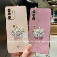 เคสโทรศัพท์ Samsung Galaxy A14 A34 A54 5G เคส Phone Case Hot Deals Shining Rhinestone Swan Candy ชุบ Soft 2023