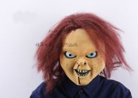 AC8.6 หน้ากากผี หน้ากากชัคกี้ ชัคกี้ ตุ๊กตาผี แค้นฝังหุ่น Dress for Chucky Ghost Doll Mask Childs play Costume Halloween Movie Party Cosplay Fancy Outfit