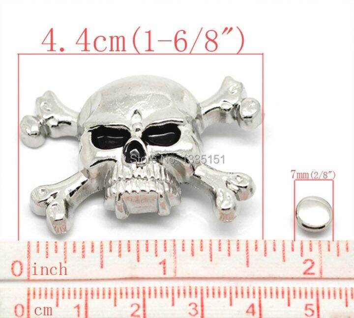 free-shipping-10-sets-antique-silver-skull-crossbone-rivet-studs-spots-4-4cmx2-9cm-7mm-bag-leather-clothes-j1785