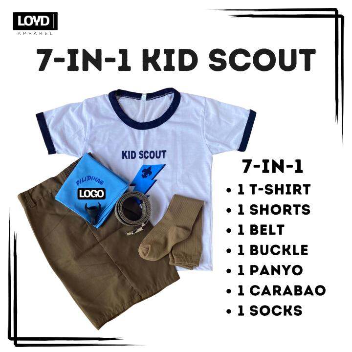 LOYDAPPAREL KID Scout Type B Complete Set Of Uniform | Lazada PH