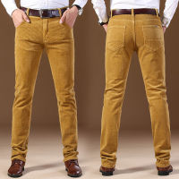 Idopy Autumn Winter Men`s Thick Warm Corduroy Pants Fleece Trousers Male Casual Business Style Long Jeans Men