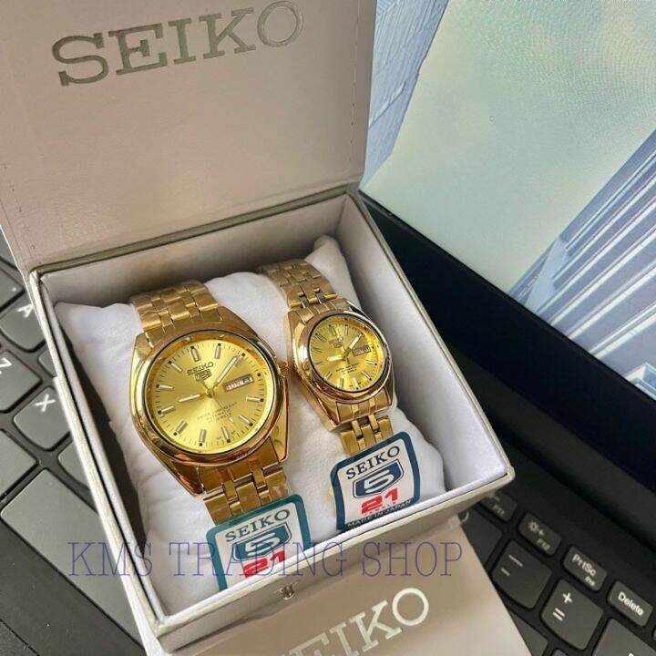 Seiko 5 Automatic Hand Japan Movement Watch with Day Date Free Seiko