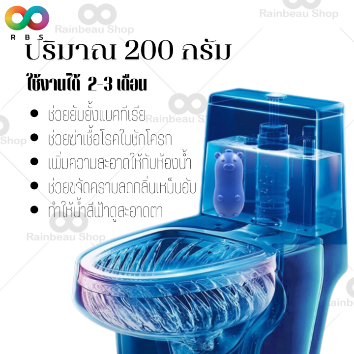 rbs-เจลดับกลิ่นชักโครก-ดับกลิ่นห้องน้ำ-เจลทำความสะอาด-เจลหอม-เจลลดคราบ-ชักโครก-อุปกรณ์ช่วยดับกลิ่นในห้องน้ำ-และ-สุขภัณฑ์