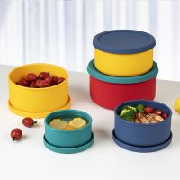 ℗♞﹊ 2100ML Silicone Lunch Box Portable High Temperature Insulation Fresh Bento Home Leakproof Microware Heat Food Storage Lunch Box