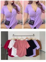 0เสื้อผ้าสาวอวบ**ปอปังแฟชั่น**อก 38-44 ยาว21 สวยหรูดูดี ผ้าเนื้อนิ่ม ไขว่คอวีตัวใหม่