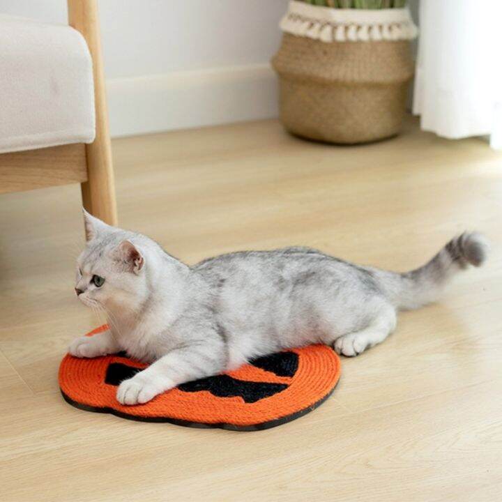 kitten-scratch-board-cats-scratching-toy-ปกป้องเฟอร์นิเจอร์-claw-scraper-สำหรับ-cat-scratcher-mat-natural-sisal-mats