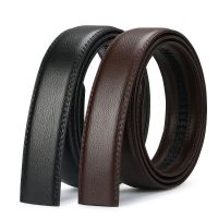 No Buckle 3.5cm Wide Genuine Leather Automatic Belt Body Strap Without Buckle Belts Men Good Quality Male Belts Men Belt Belts