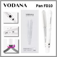 Vodana Pan Softbar FD10R ที่รีดผมเครื่องยืดผมขนาด1นิ้วแรงดันไฟฟ้าฟรีที่หนีบผมเซรามิกปิดไฟอัตโนมัติ360องศาสายไฟพันม้วน