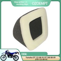 OZOEMPT รถจักรยานยนต์โฟมสองชั้นตัวกรองอากาศใช้กับ Yamaha DT 125 88-95 200 88-89 DTR 125 89-95