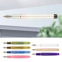 ใหม่ Jinhao 82คลิปน้ำพุอะคริลิค F Nibs Elegante ปากกาหมึกสำหรับธุรกิจงานเขียนในออฟฟิศอุปกรณ์การเรียนชุดปากกาหมึกซึม