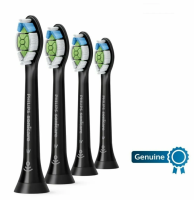 For Genuine Philips Sonicare W2 HX6064/65 Diamond Clean Brush Toothbrush Heads,Black Pack of 4&amp;8