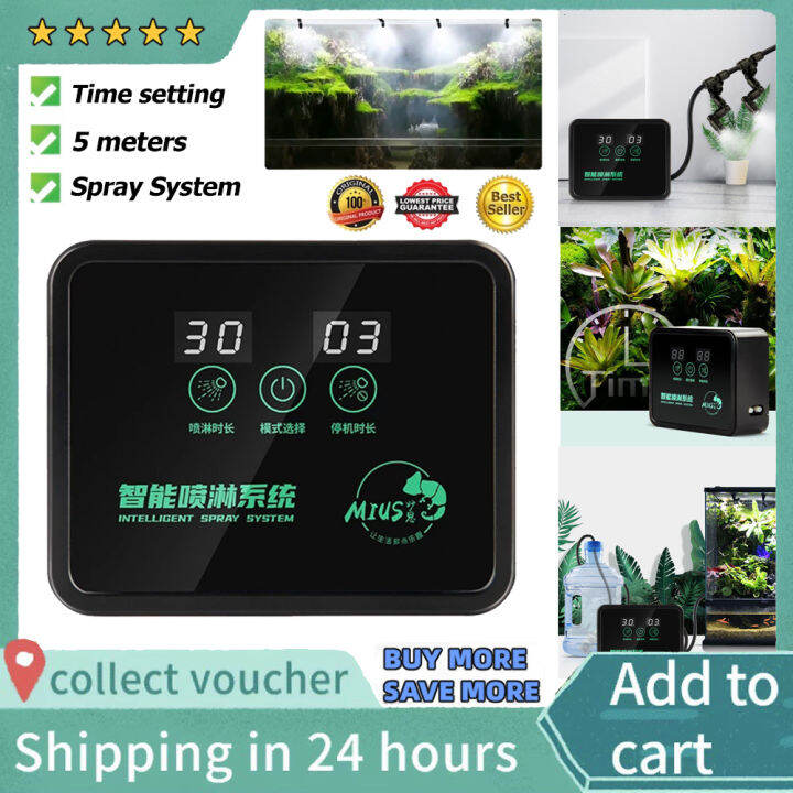 [Ready stock+100% Original] Intelligent Automatic Mist Spray System Set ...