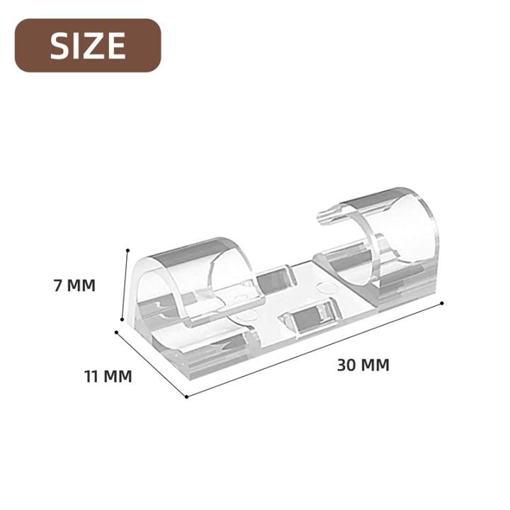 100pcs-cable-clips-cable-tidy-wire-holder-with-strong-self-adhesive-pads-plastic-cord-management-organiser