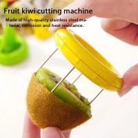 Cocina 2 In1 Mini Creative Kiwi Peeler Stainless Fruit Cutting Machine Kitchen Accessories Pitaya Peeling Green High Quality