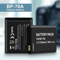 BP-70A BP 70A BP70A rechargeable camera battery 740mAh for Samsung ES65 ES70 TL105 TL110 PL100 Camera SLB-70A battery