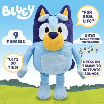 Ellen การ์ตูน Bluey Music ตุ๊กตาของเล่น มีเสียงเพลง ยัดไส้ ของขวัญสําหรับเด็ก ตกแต่งบ้าน เด็ก ของเล่นเพื่อการศึกษา ตุ๊กตา