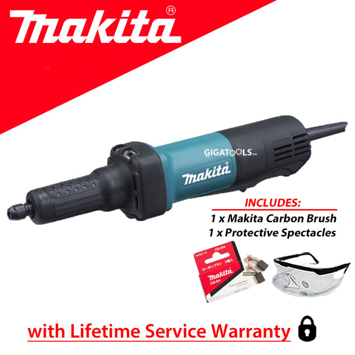 Makita GD0601 Compact Die Grinder 1/4" 400W (with AC/DC Switch), Makita