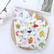 FREESHIP Bộ 10 khăn yếm cotton có khuy cài BỘ 10 KHĂN