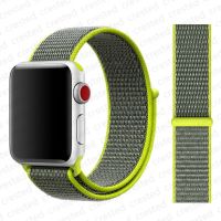 ห่วงไนลอนสายนาฬิกาสำหรับสายคาด Apple Watch 44มม. 45มม. 49มม. 41มม. 42มม. 40มม. 38มม. สายนาฬิกา Correa IWatch Series Ultra 7 6 5 4 3 SE 8