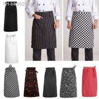 ✤ 2021 New Kitchen Aprons Half-length Long Waist Apron Catering Chefs Waiters Uniform