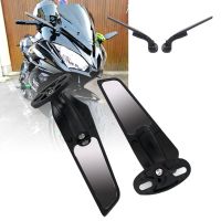 Motorcycle Mirror Modified Wind Wing Adjustable Rotating Rearview Mirror for Kawasaki ZX10R ZX9R ZX7R ZX6R ZX636 ZX12R ZX14R