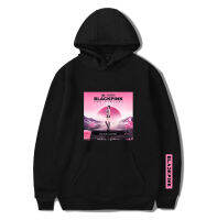 PINKS สีดำผู้ชายผู้หญิงการ์ตูน Hoodies คอนเสิร์ตพร้อมสำหรับความรักคอนเสิร์ตรอบการ์ตูน Series Casual Hooded เสื้อกันหนาวฤดูใบไม้ร่วงและ Winter