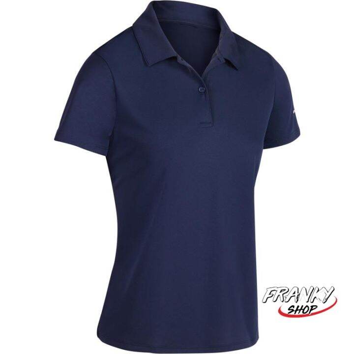 พร้อมส่ง-เสื้อโปโลผู้หญิงสำหรับใส่เล่นเทนนิส-womens-tennis-polo-shirt-dry-100