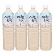 Combo 4 Chai Sữa Gạo Woongjin - Nước Gạo Hàn Quốc 1.5L