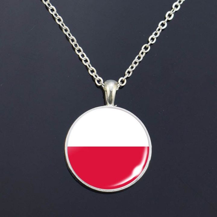 europe-national-flag-long-necklace-france-italy-spain-poland-netherlands-ireland-country-flag-necklace-glass-cabochon-jewelry-replacement-parts