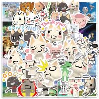 10/50pcs Kawaii Toro Inoue Cat Cute Cartoon Graffiti Sticker Waterproof Decal for Computer Bicycle Fridge Bottle Car Toy Sticker