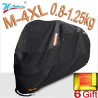 Motorcycle Cover 300D Thicken Reflective warning sticker Universal Outdoor Uv Protector Waterproof Bike Rain Dustproof for Scoot