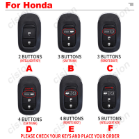 Luminous Smart Car Key Fob สำหรับ Honda CRV Civic Accord HRV Vezel 2022รีโมทผู้ถือ Shell พวงกุญแจ Protection