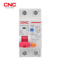 CNC YCB6HLN-63 RCBO MCB 30mA Residual Current Circuit Breaker 230V 5060Hz Over Current Leakage Protection 16202532405063A