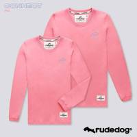 Rudedog เสื้อยืดแขนยาวชาย/หญิง รุ่น Connect สีชมพู (ราคาต่อตัว)