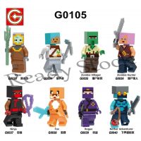 【hot sale】 ❇✻▣ B02 Compatible With Lego Childrens Assembled Toys Doll D World Diver Ninja Trainer Fox Building Block Small Particle Toy